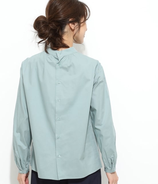 Vis 鎌倉シャツ Vis 綿ローンスタンドカラーブラウス トップス シャツ ブラウス 通販 J Adore Jun Online