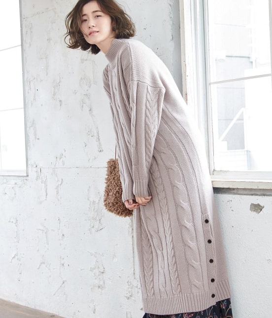 Rope Picnic ケーブル編みニットワンピース ワンピース ワンピース 通販 J Adore Jun Online