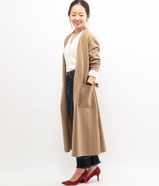 Mademoiselle Rope ウールロングコーディガン トップス カーディガン 通販 J Adore Jun Online