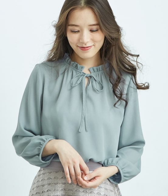 Rope Picnic 2way スタンドフリルブラウス トップス シャツ ブラウス 通販 J Adore Jun Online