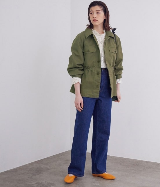 Mademoiselle Rope 春まで着られる ライナー付きミリタリージャケット ジャケット アウター ミリタリージャケット 通販 J Adore Jun Online
