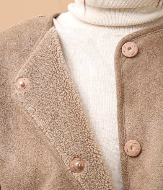 Salon Adam Et Rope 店舗限定 2way フェイクムートン2wayコート ジャケット アウター ムートンコート 通販 J Adore Jun Online