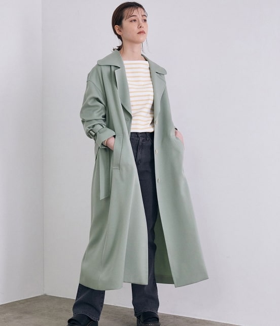 Mademoiselle Rope 軽量 ビックカラーライトトレンチコート ジャケット アウター トレンチコート 通販 J Adore Jun Online