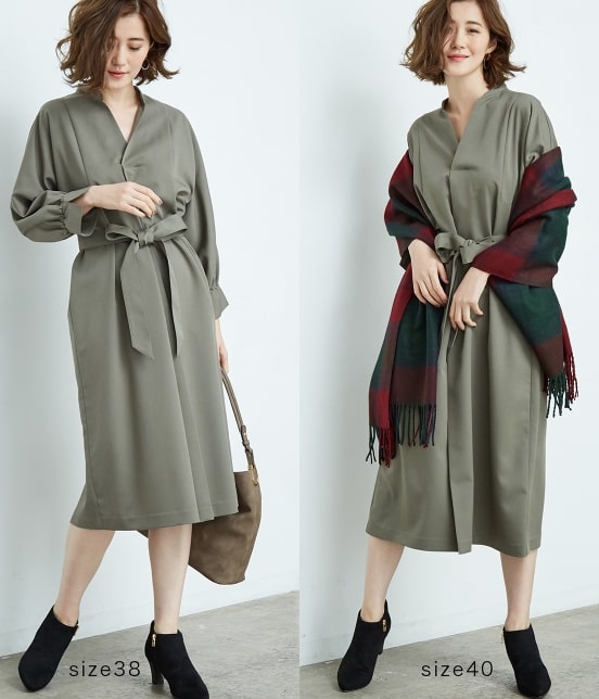 Rope Picnic 着丈が選べる スタンド衿ドルマンワンピース ワンピース ワンピース 通販 J Adore Jun Online