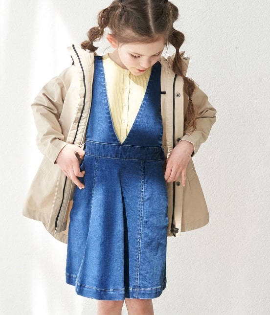 Rope Picnic Kids リンクコーデ デニム調ジャンパースカート ワンピース ジャンパースカート 通販 J Adore Jun Online