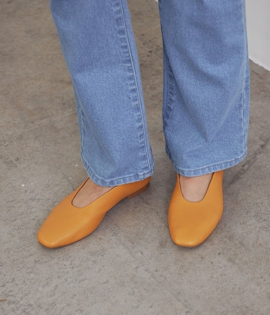 Mademoiselle Rope ソフトレザーフラットシューズ シューズ バレエシューズ 通販 J Adore Jun Online