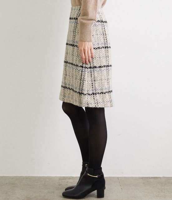 チェック柄台形スカート Rope Picnic ロペピクニック オフィシャルサイト