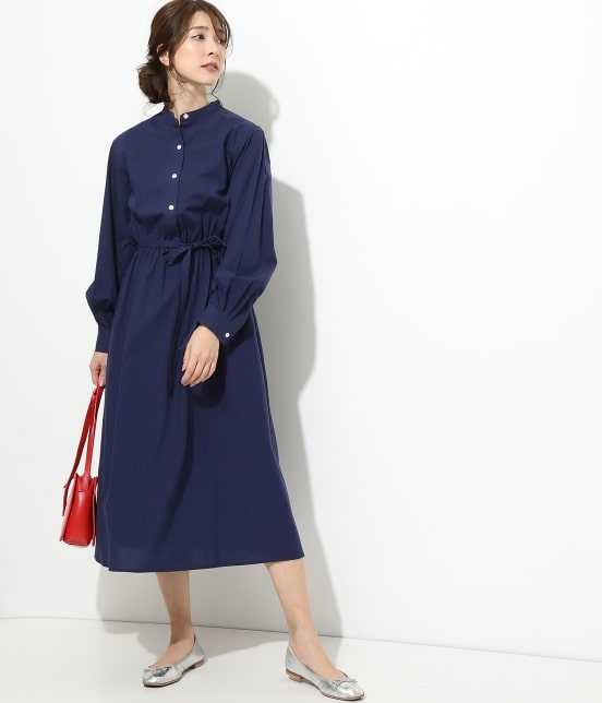 Vis 鎌倉シャツ Vis スタンドカラーワンピース ワンピース ワンピース 通販 J Adore Jun Online