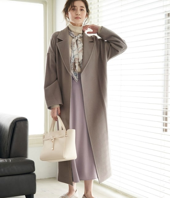 Rope Picnic 一重で軽い バージンウールロングガウンコート ジャケット アウター その他アウター 通販 J Adore Jun Online