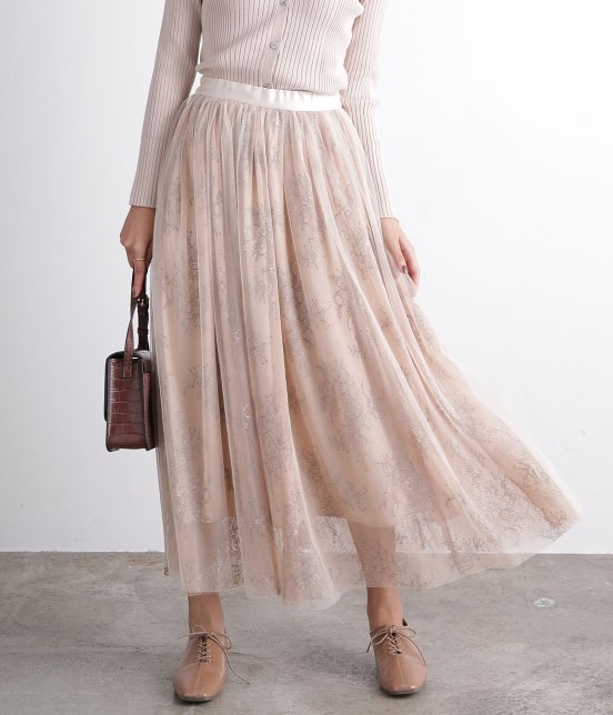 Vis Web限定 チュールレーススカート スカート スカート 通販 J Adore Jun Online
