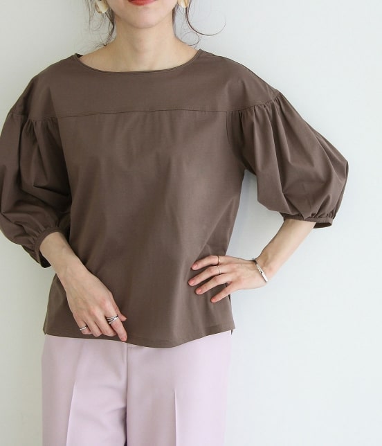 Rope テレワーク映え おうち服 洗える クリア天竺バルーンスリーブカットソー トップス Tシャツ カットソー 通販 J Adore Jun Online