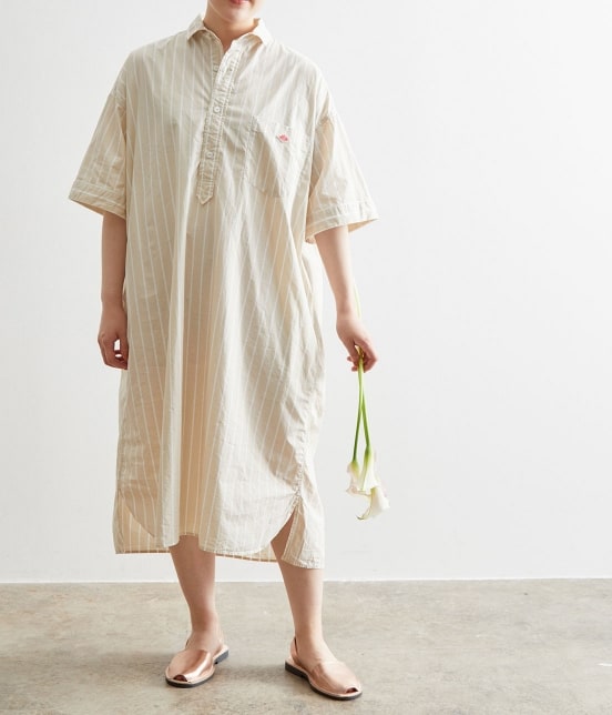 Salon Adam Et Rope Danton ダントン ストライプシャツワンピース ワンピース シャツワンピース 通販 J Adore Jun Online