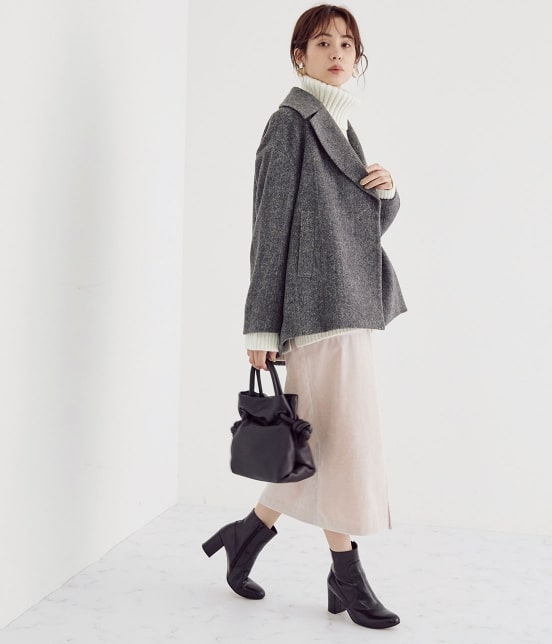 Rope ウールビーバーショートコート ジャケット アウター ピーコート 通販 J Adore Jun Online