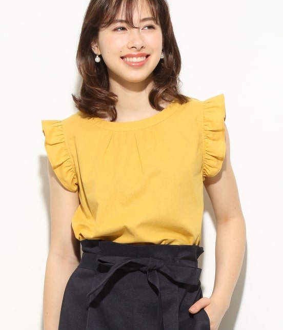 Vis 前後2way 袖フリルブラウス トップス シャツ ブラウス 通販 J Adore Jun Online