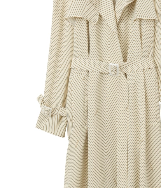 シルクジョーゼット マキシトレンチコート Rope ロペ ブランド公式サイト