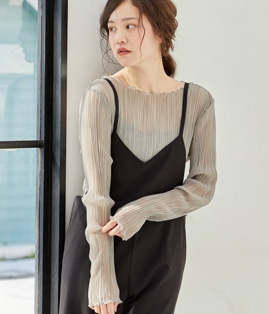 Vis ボートネックシアープルオーバー トップス その他トップス 通販 J Adore Jun Online