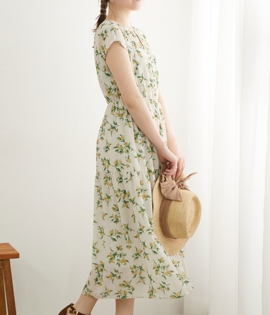 Rope Picnic レモンプリントティアードワンピース ワンピース ワンピース 通販 J Adore Jun Online