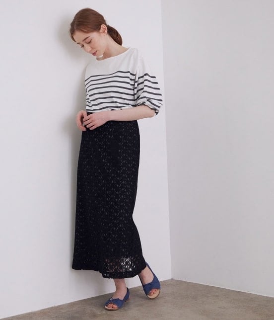 Mademoiselle Rope フレンチフラワーレースタイトスカート スカート スカート 通販 J Adore Jun Online