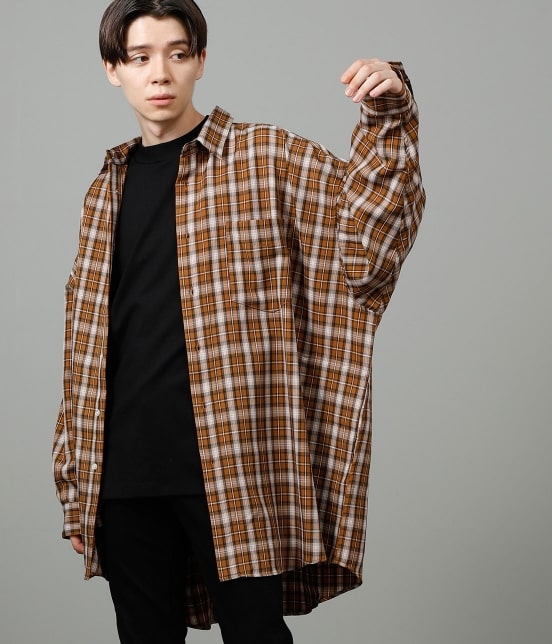 Junred ネオビッグチェックシャツ トップス シャツ ブラウス 通販 J Adore Jun Online