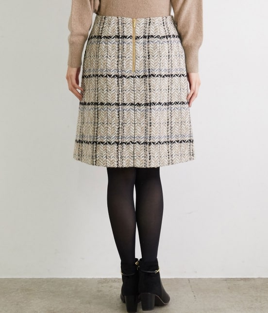 チェック柄台形スカート Rope Picnic ロペピクニック オフィシャルサイト