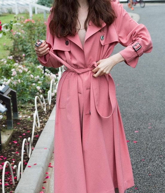 Rope Eternel ポリエステル クレープ ジョーゼット マキシトレンチ ジャケット アウター トレンチコート 通販 J Adore Jun Online