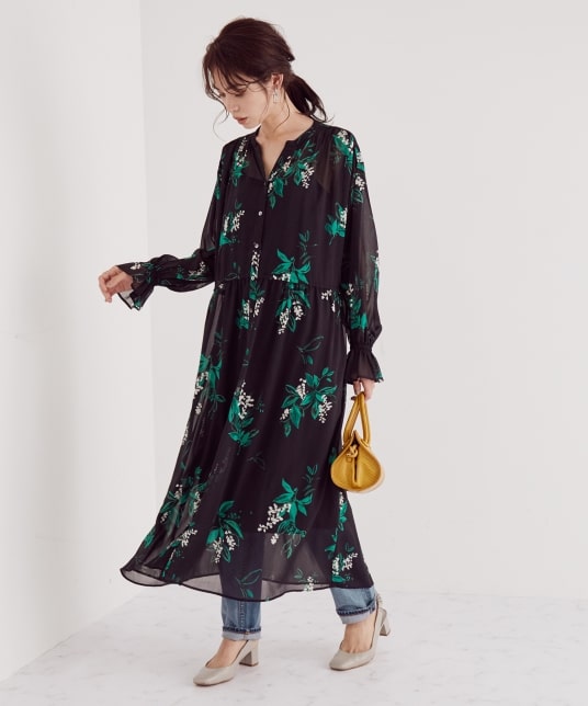 Rope スズランプリント楊柳スキッパワンピース ワンピース ワンピース 通販 J Adore Jun Online