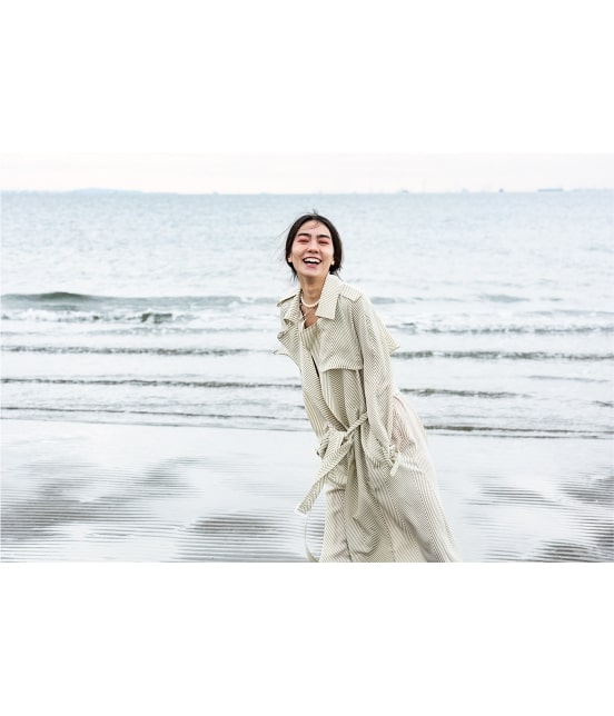 シルクジョーゼット マキシトレンチコート Rope ロペ ブランド公式サイト