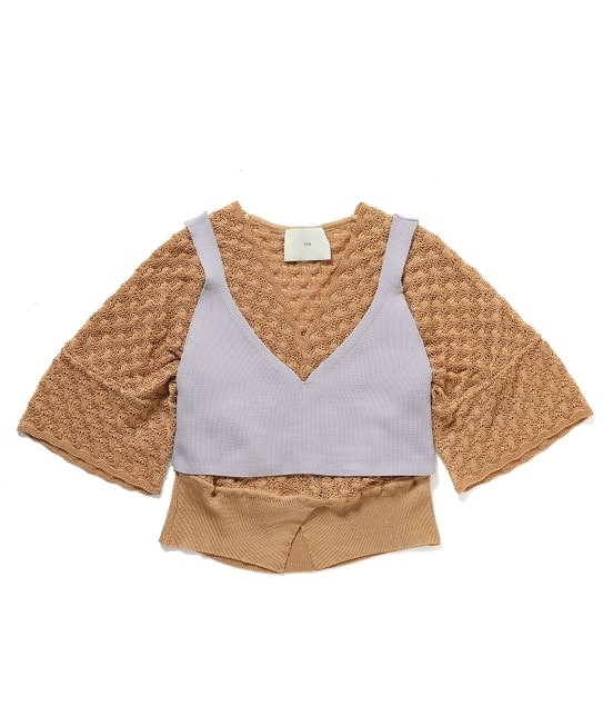 Adam Et Rope Femme Tan Pointale V N Tee トップス ニット セーター 通販 J Adore Jun Online