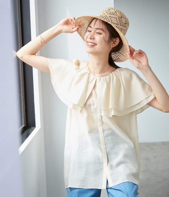 Rope 洗える ティアードラッフルブラウス トップス シャツ ブラウス 通販 J Adore Jun Online