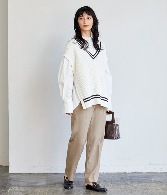 Adam Et Rope Femme チルデンニットベスト トップス ベスト 通販 J Adore Jun Online