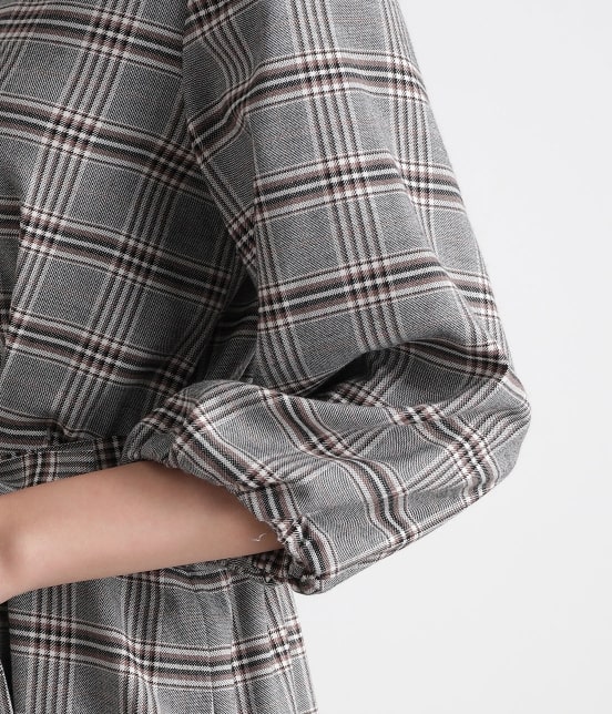 Vis リボン付きiラインチェックワンピース ワンピース ワンピース 通販 J Adore Jun Online