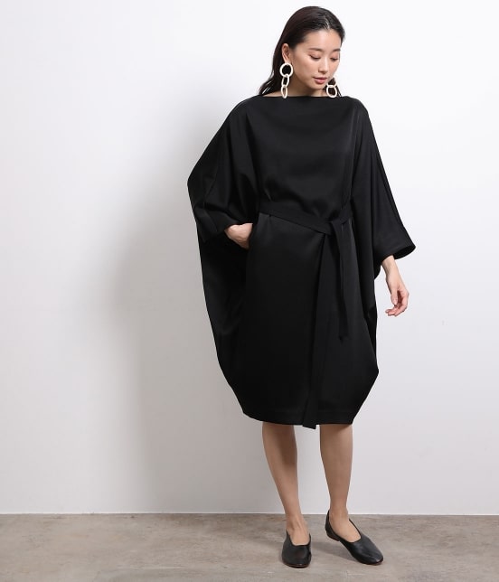 La Ligne ラリーニュ 結婚式にも バックジョーゼットサテン六角ワンピース Rope ロペ ブランド公式サイト