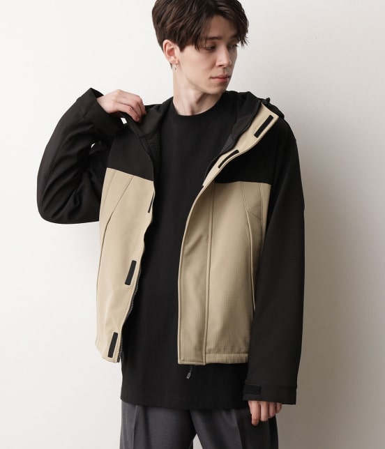 Junred ソフトシェルマウンテンパーカー ジャケット アウター マウンテンパーカー 通販 J Adore Jun Online
