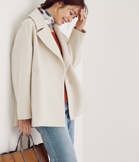 Rope ウールビーバーショートコート ジャケット アウター ピーコート 通販 J Adore Jun Online