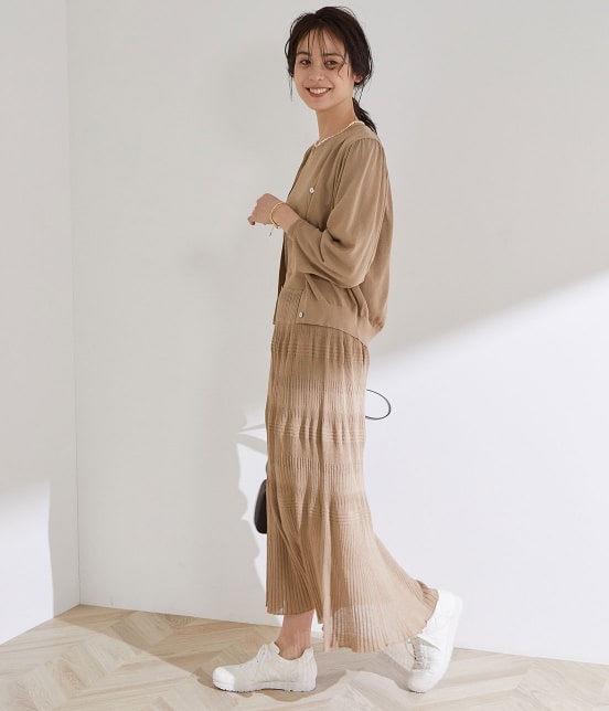 Rope 洗える Web限定 ニットプリーツワンピ カーディガンセット 2点セット トップス カーディガン 通販 J Adore Jun Online