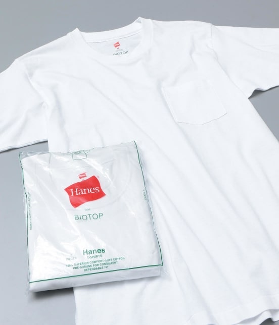Adam Et Rope Homme Hanes For Biotop 2 Pack Pocket T Shirts トップス Tシャツ カットソー 通販 J Adore Jun Online