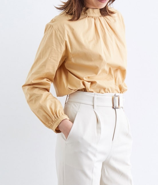 Vis 鎌倉シャツ Vis 綿ローンスタンドカラーブラウス トップス シャツ ブラウス 通販 J Adore Jun Online