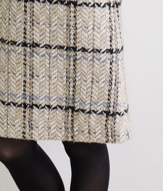 チェック柄台形スカート Rope Picnic ロペピクニック オフィシャルサイト