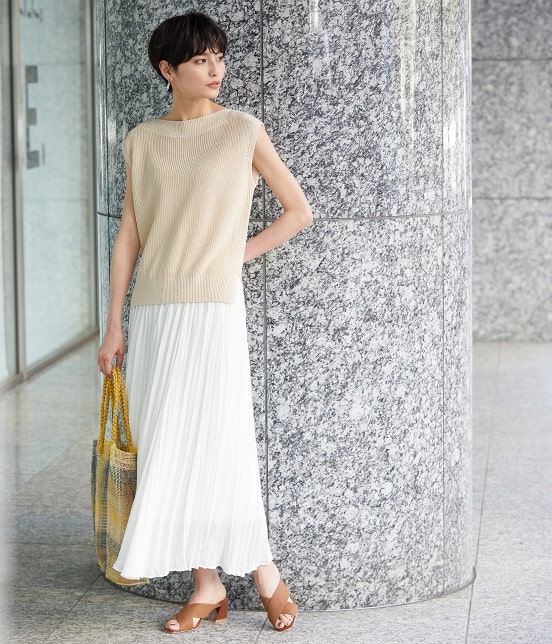 Rope セットアップ リブニットプリーツスカートセットワンピース オールインワン サロペット つなぎ オールインワン 通販 J Adore Jun Online