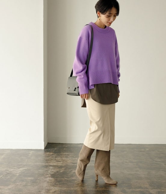 Adam Et Rope Femme Inもoutも タスマニアウールフォルムニット トップス ニット セーター 通販 J Adore Jun Online