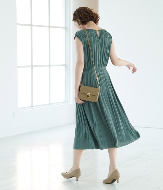 一部店舗限定 Mon E Toile ジャージープリーツワンピース Rope Picnic ロペピクニック オフィシャルサイト