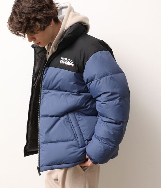 Junred First Down リバーシブルダウンジャケット ジャケット アウター ダウンジャケット コート 通販 J Adore Jun Online