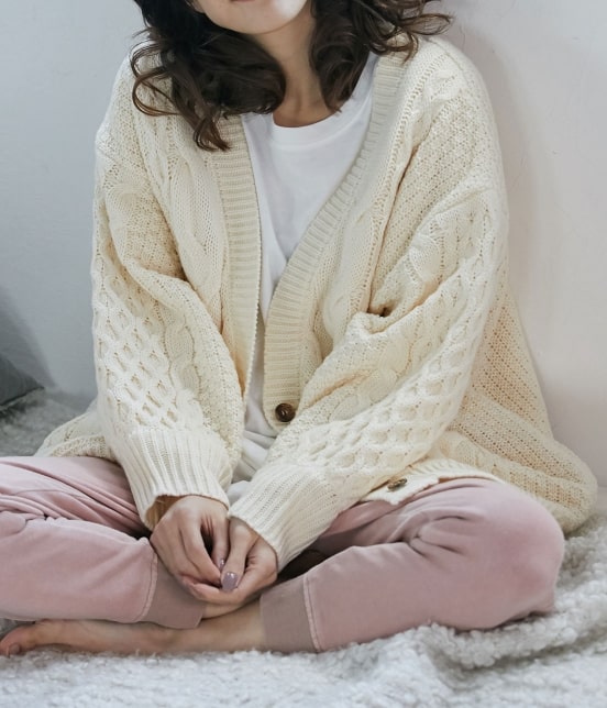 Vis 裏ボアニットカーディガン トップス カーディガン 通販 J Adore Jun Online