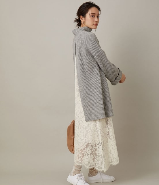 Adam Et Rope Femme セットアイテム レイヤードニットワンピース ワンピース ワンピース 通販 J Adore Jun Online
