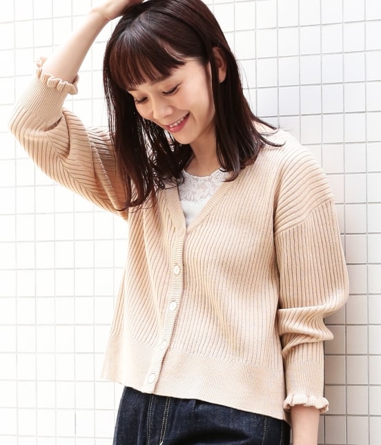 Vis ラメ入りニットカーディガン トップス カーディガン 通販 J Adore Jun Online