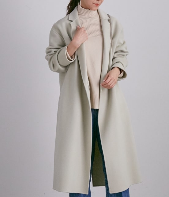 Salon Adam Et Rope ウールカシミヤ無双仕立てロングチェスターコート ジャケット アウター チェスターコート 通販 J Adore Jun Online