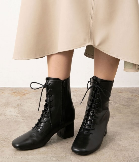 Vis スクエアトゥソフトレースアップブーツ シューズ ブーツ 通販 J Adore Jun Online