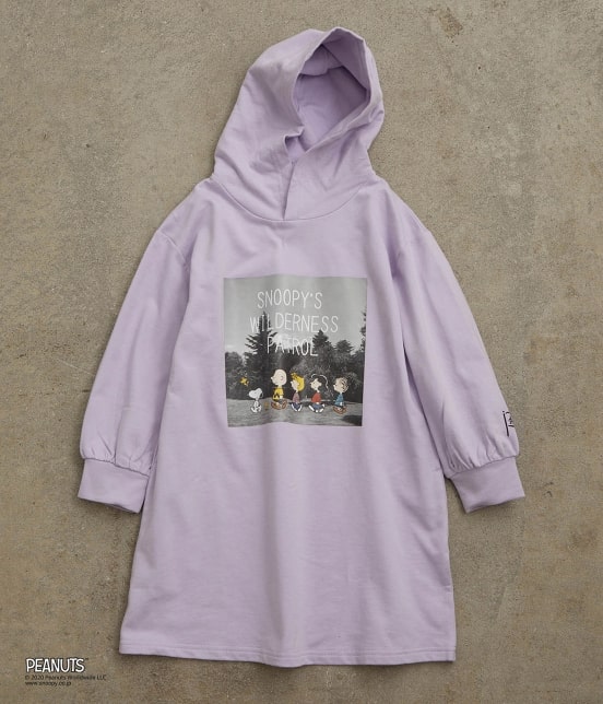 Rope Picnic Kids Peanuts 別注フーディーチュニックワンピース Rope Picnic ロペピクニック オフィシャルサイト