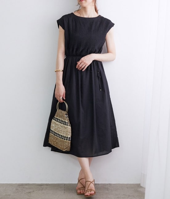 店舗限定 ピンタックフレンチスリーブワンピース Rope ロペ ブランド公式サイト