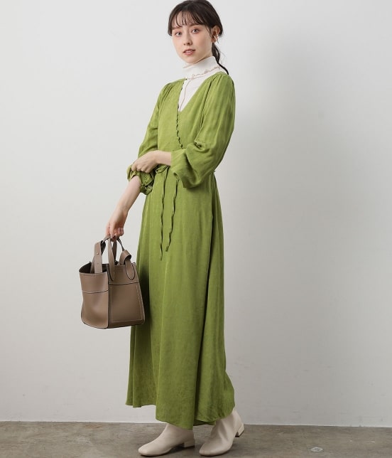 Vis カシュクールクルミワンピース ワンピース ワンピース 通販 J Adore Jun Online